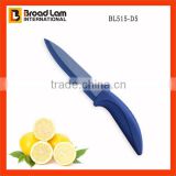European Curve Handle Blue Color Ceramic Utility Knife Fashionable Design