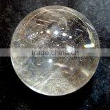 Polished Natural Rock Clear Quartz Crystal Ball Decorative Clear Crystal Spheres