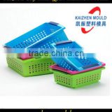 High durable plastic square basket mould commodity injection fruit basket mould plastic injection mould