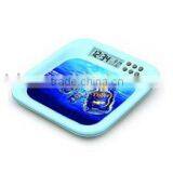 Digital Clock, Desktop LCD Clock With Stationary Tray thumbnail-1