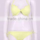 Solid Bikinis Doble Push up Extreme Bikinis Bathing Suits Women thumbnail-4