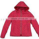 Apparel Stocks Lady Warm 75D Polyester Padded Jacket With Hoody thumbnail-5