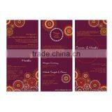 Butterfly Ribbon Design Indian Wedding Cards Invitation thumbnail-3