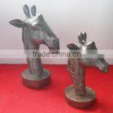 Polyresin Giraffe Head Decoration,big