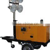 4 Lights/ 3 Lights/ 2 Lights Portable Lighting Tower Diesel Generator 25KW/31.3KVA thumbnail-2