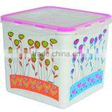 New Hot 4Pcs High Quality Squareness Microwave Plastic Food Storage/Microwave Storage Container Box thumbnail-2