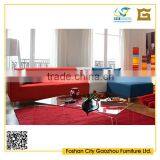 Three Seat Plus Chaise Lounge Couch, Fabric High Rebound Spinge Sofa thumbnail-3