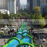 Commercial event hot sale inflatable slide the city,huge long inflatable city slide for sale