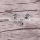 Tibetan Silver Big Hole Heart Bead Fit For European Bracelets thumbnail-1