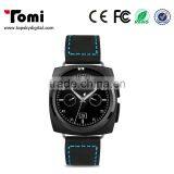 Smart Watch Metal/leather Band Bluetooth Sync to Your Phone Call,message Remind , Pedometer,sleep Monitor, TF Card Support thumbnail-2