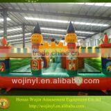 Exciting Beautiful Kids Playing Inflatable Castle thumbnail-1