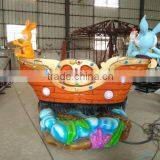 New Arrival Outdoor Coin Operated Ride on Boat for Family Amusement Game Machine Rides Kiddie Rides for Sale thumbnail-2
