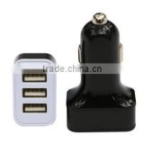 3 in 1 mobile car charger with 3 ports usb hub,power vehicle charger super fast for iphone 6,charger car for iphone 5