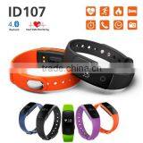 ID107 Bluetooth Smart Bracelet Heart Rate SmartBand Sport Wristband Passometer For Iphone Android IOS pk mi Band 2 1s