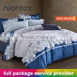 100%Cotton 200TC Twill Reactive Printed Bedding Set for Wholesale OEM Order thumbnail-1