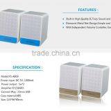 Portable Computer Speaker With USB Charger, 5W*2 thumbnail-4