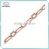 2SHE Square Shaped White Zircon Bracelet thumbnail-2