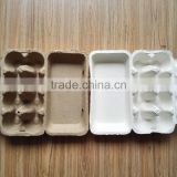 8 chicken eggs paper pulp tray egg carton