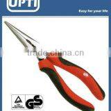 6" Two Tone TPR Grip Long Nose Pliers thumbnail-1
