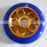 100*24mm, Colorful PU Wheels, Aluminum Hub Wheels, Roller Skate Wheels thumbnail-3