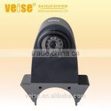Rearview security camera for coach bus