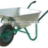 Large Capacity 160kg & 72L Galvanized Tray Heavy Duty Wheelbarrow WB6414T thumbnail-1