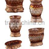 6 Pcs Resin Elegant Bathrooom Accessories Set, Wedding Gift Bathroom Accessory Set thumbnail-4