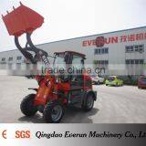 Everun 0.8 Ton Mini Wheel Loader With Torque Converter Transmission System