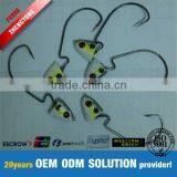 Fish Head White Tungsten Living Wiggly Jig thumbnail-1