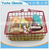 Wooden Food Lunch Basket Set for Years of Play Wooden 9 Piece Food Basket thumbnail-4