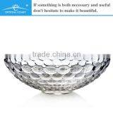 bulk clear round small decorative glass beaded charger plate