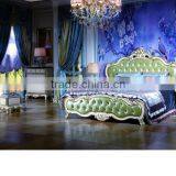 Antique Rococo Bed Room Furniture, Italian Style Bedoom Furniture Set thumbnail-5