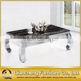 Coffee Table With Stainless Steel Frame Wholesale 864# thumbnail-1