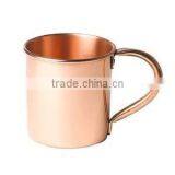 BPA FREE PURE COPPER SMOOTH VODAKA MULE MUG WITH BLACK LETTERS PRINTING, 16 OZ MOSCOW MULE DRINKING MUG RUSSIAN STANDARD thumbnail-2
