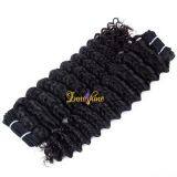 Innoshinehair Wholesale Virgin Brazilian Jerry Curly Hair Weft Hair Weaving thumbnail-1