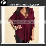 Fashion Western Summer Style Latest Designs Fancy Sleeveless Printed Lady Tops thumbnail-3