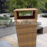 Rattan Outdoor Storage Box thumbnail-1