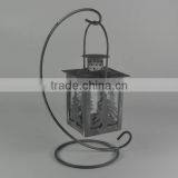 Metal Mini Lantern With Metal Stand thumbnail-6