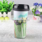 China Factory Wholesale Plastic Custom Paper Insert Travel Mug Cup thumbnail-3