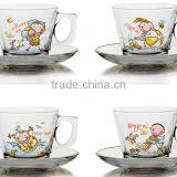 6oz 8oz 9oz 10oz 12oz Glass Kids Mug Glass Milk Mug Children Glass Set thumbnail-1