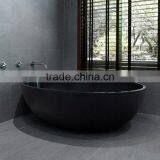 China Factory Home Decoration Wholesale Marble Marble Bathtub Black Stone thumbnail-5