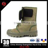 Olive Green Military Canvas Shoes With Zipper ,cheap Military Boots thumbnail-2
