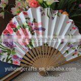 High Quality Bamboo Fabric Fan for Ladies thumbnail-3