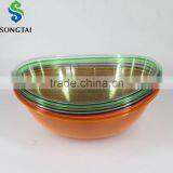 Transparent Colour Plastic Mixing Bowl thumbnail-1