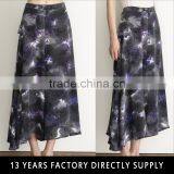 Floral Print Women Long Maxi Skirt thumbnail-1