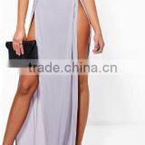 2017 Summer Newest Two Split Two Piece Dress Sexy Party Maxi Dress thumbnail-5
