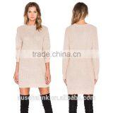 2016 Hot Sale Light Pink Girls Cheap Sweater Dresses Wholesale thumbnail-5