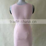 Brand Quality Fast Selling Wholesale Sexy Bodycon Dress Pink Shealth Mini Dress Fashion Deep V Prom Dresses Stock Z489 thumbnail-4