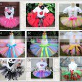 2014 Ballet Baby Flower Tutu Skirt With Headband Sets thumbnail-1