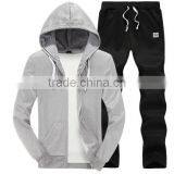 Wholesale Fashion New Designs Customs Printed Cheaper Hoodies Suits KM0626 thumbnail-1